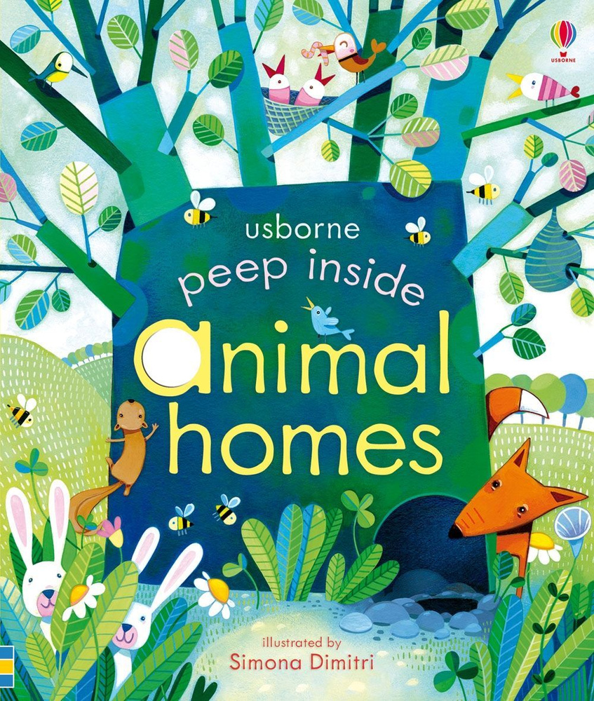 Peep Inside Animal Homes / Книга на Английском | Milbourne Anna #1