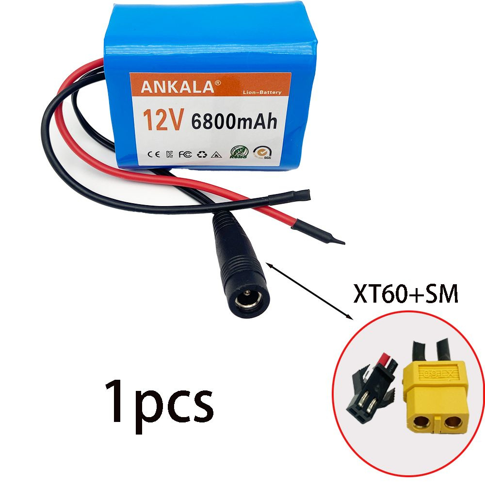 3S2P 12V 6800mah аккумулятор 18650 литий - ион 6,8 Ah Зарядный ...