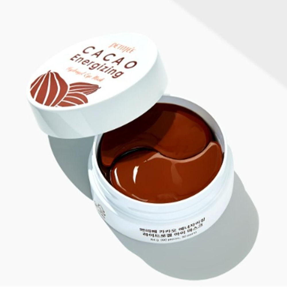 Тонизирующие гидрогелевые патчи с какао Petitfee Cacao Energizing Hydrogel Eye Patch, 60 шт. (1 уп.) #1
