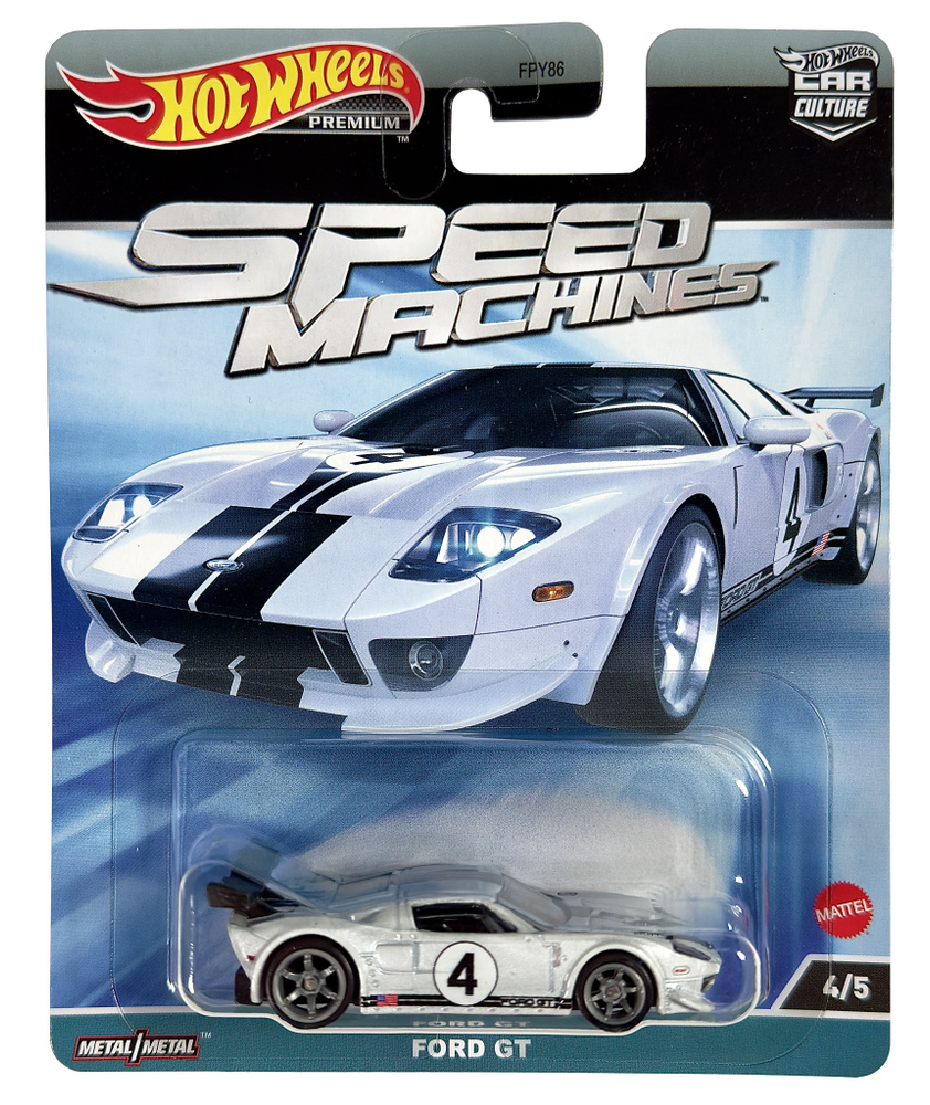 Машинка Hot Wheels Premium Ford GT #1