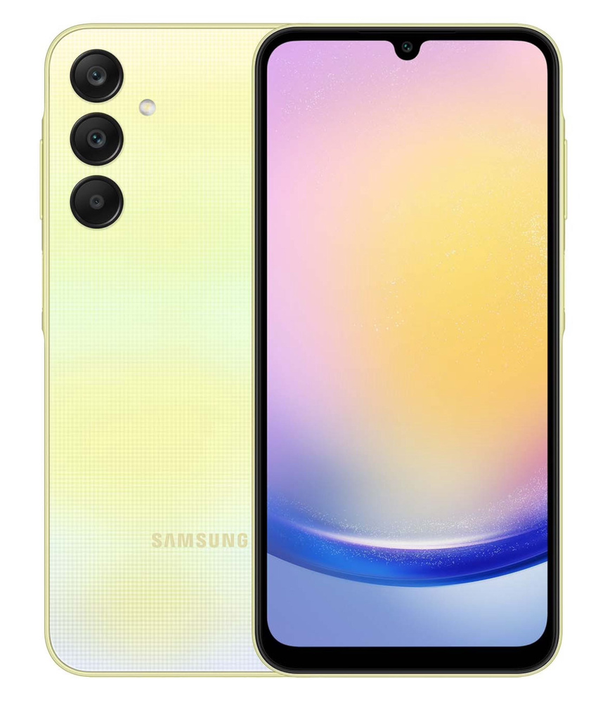 Samsung Смартфон Galaxy a25 UAE 6/128 ГБ, желтый #1