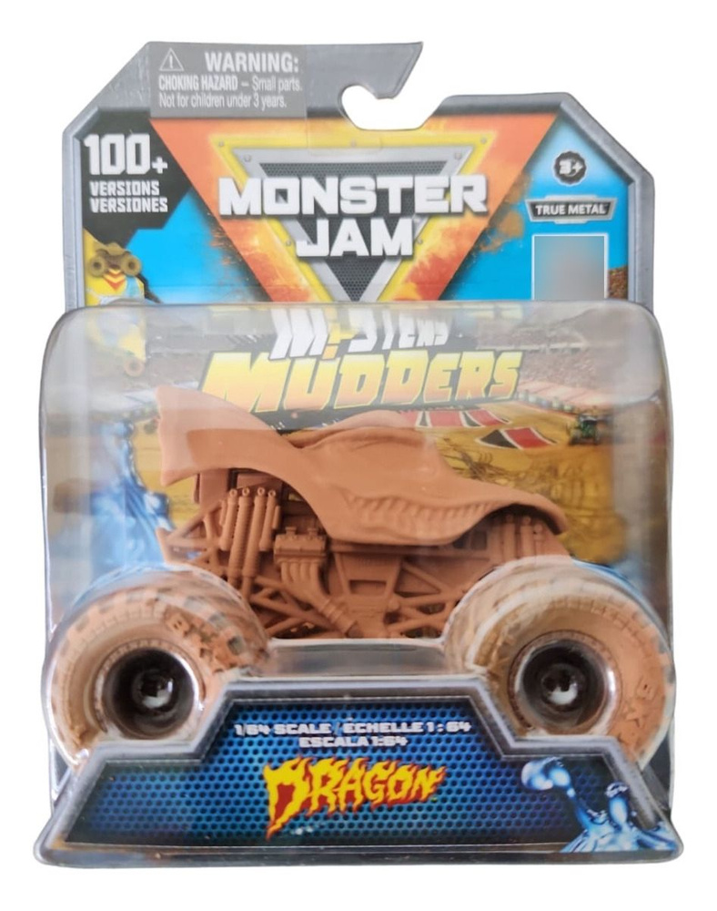 Машинка Monster Jam 1:64 Mystery Mudders Драгон 6065345 #1