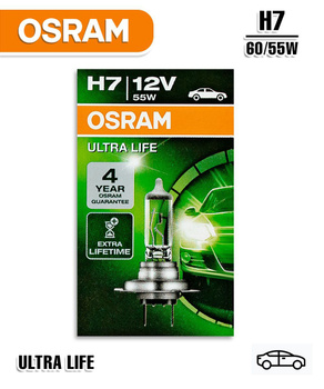 Лампа Osram Ultra Life H7 – купить в интернет-магазине OZON по