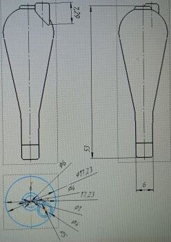 ПоплавокдлярегулироемогоZigRigвысота53мм(3Dпечать,10012-1)
