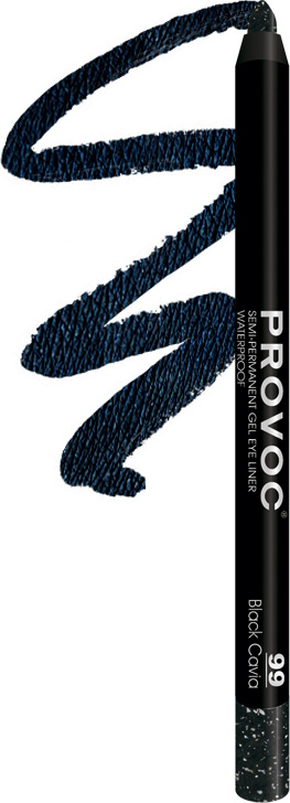 Provoc Гелевая подводка в карандаше для глаз Provoc Gel Eye Liner 99 Black Cavia  #1