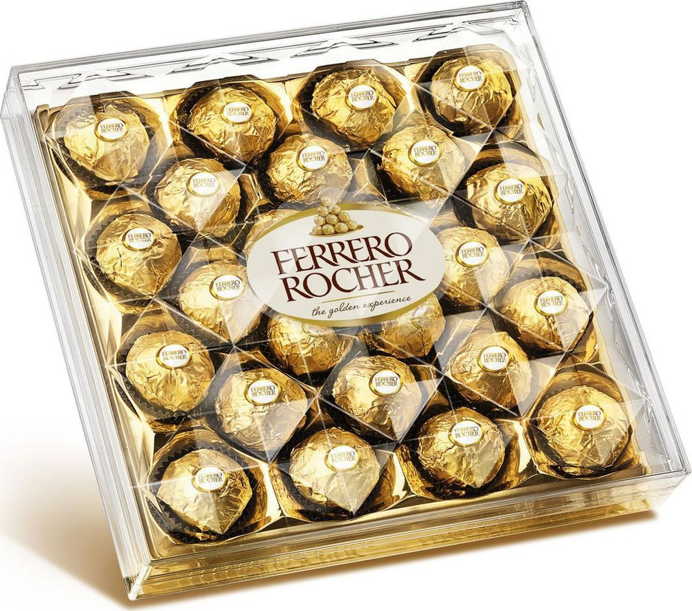 Конфеты Ferrero Rocher 300г х 1шт/ Конфеты Ферреро Роше из молочного шоколада с начинкой из крема и лесного #1