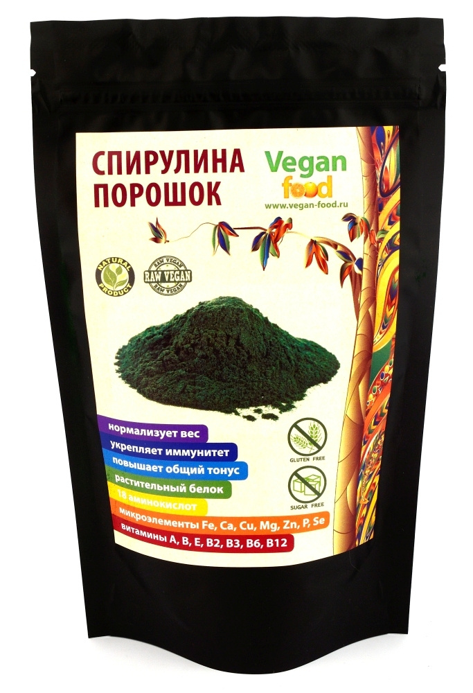 Спирулина порошок Vegan Food, 100 г #1