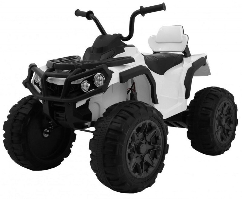 Детский квадроцикл Grizzly ATV 4WD White 12V с пультом управления - BDM0906-4  #1