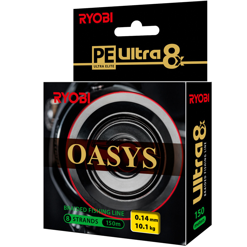 Плетеный шнур RYOBI OASYS 0,14mm 150m Yellow #1