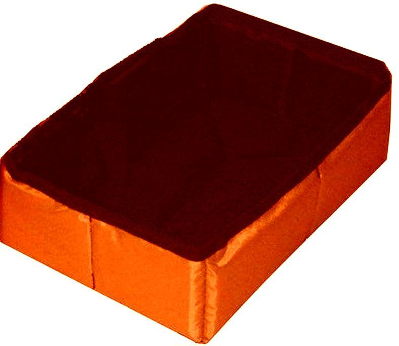 Складной лоток-туалет для животных. цвет: оранжевый, размер: 40х30х10см  #1