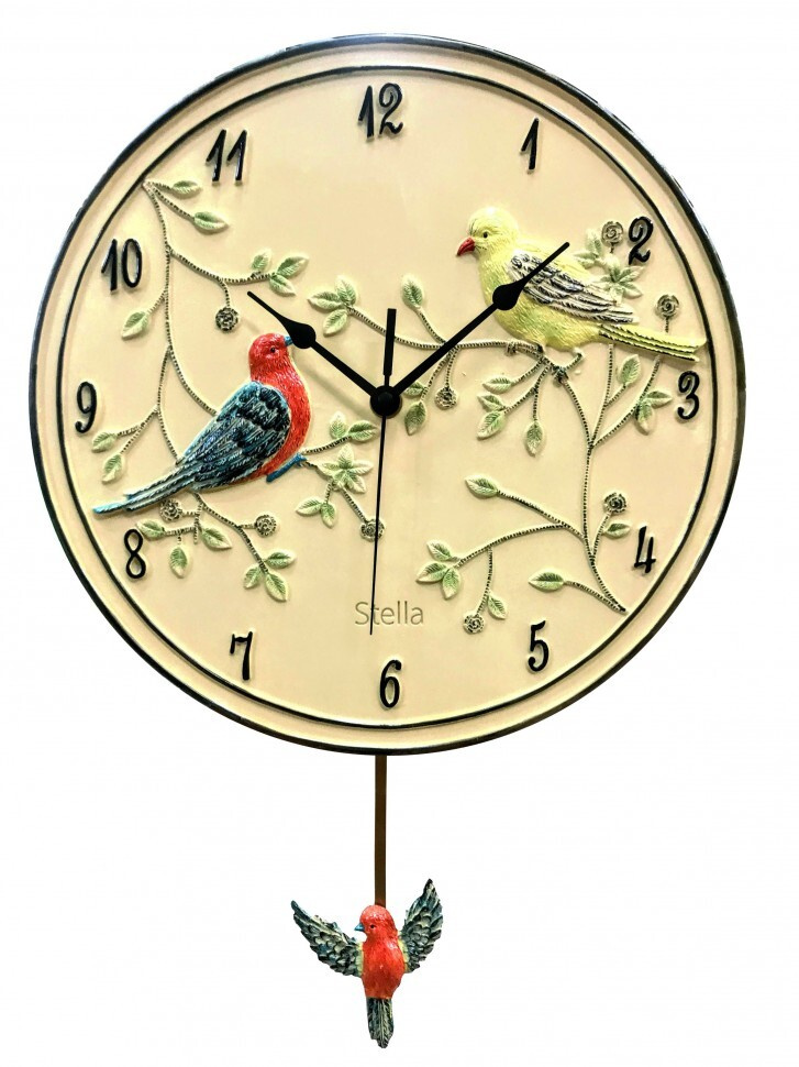 Stella Настенные часы "Совещание птиц", 30 см #1
