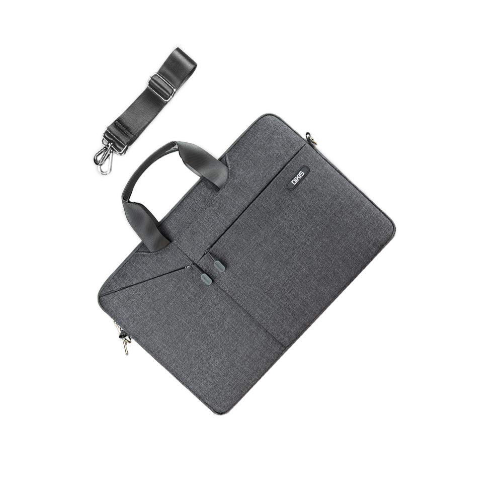 Нейлоновая сумка-чехол DIXIS Pocket Sleeve City Commuter Bag Grеy  13.3" (Grey) #1