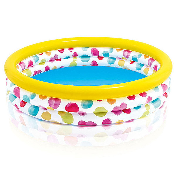 Бассейн надувной детский INTEX Rainbow Ombre Pool (Радужные переливы) от 2-х лет 147смx33см  #1