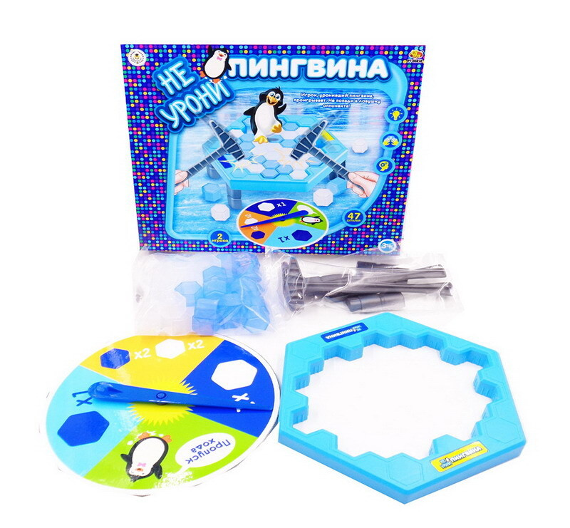 Настольная игра ABtoys "Не урони пингвина", 47 деталей #1