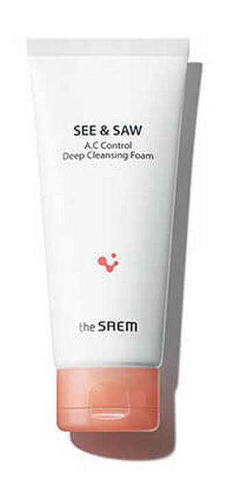 The Saem Пенка контроль чистоты и жирности See & Saw Ac Control Deep Cleansing Foam, 120 мл  #1