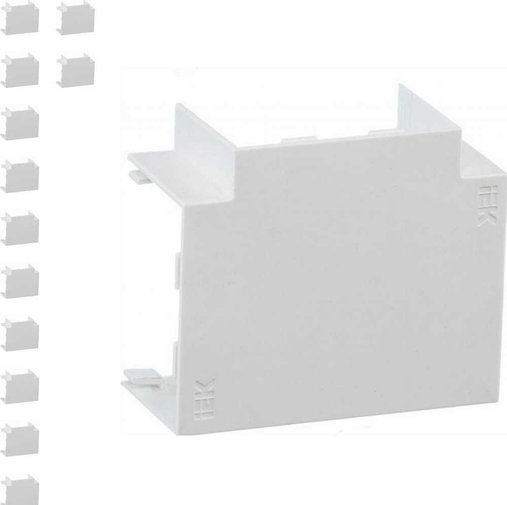 Т-образный угол IEK Элекор 60x40 белый (комплект из 12 шт.) #1
