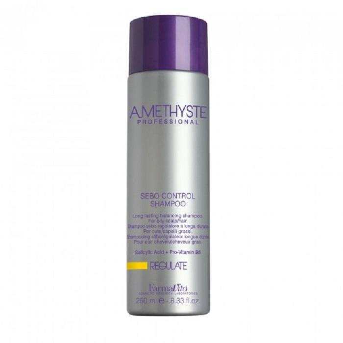 FarmaVita Amethyste regulate sebo controll shampoo Шампунь для жирной кожи головы, 250 мл  #1