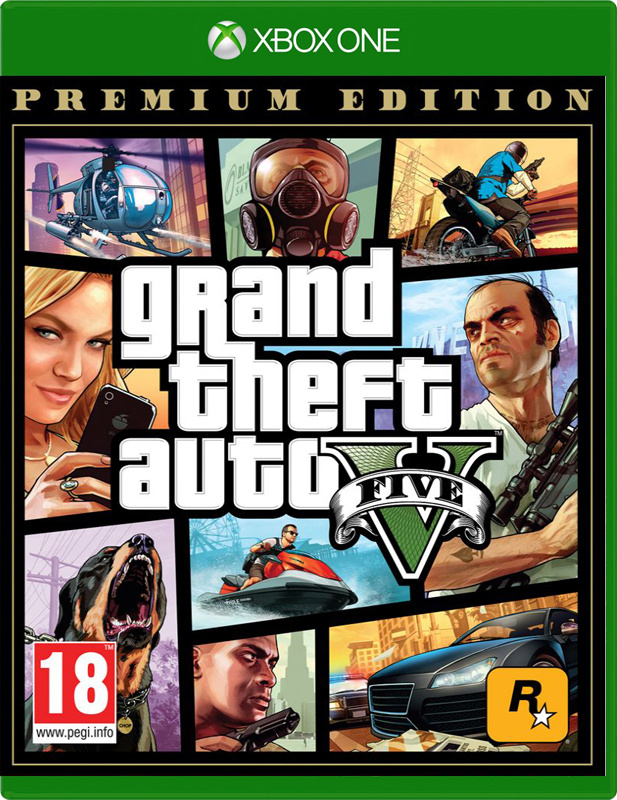 Игра Grand Theft Auto V Premium Edition (GTA 5) (Xbox One, Xbox Series, Русские субтитры)  #1
