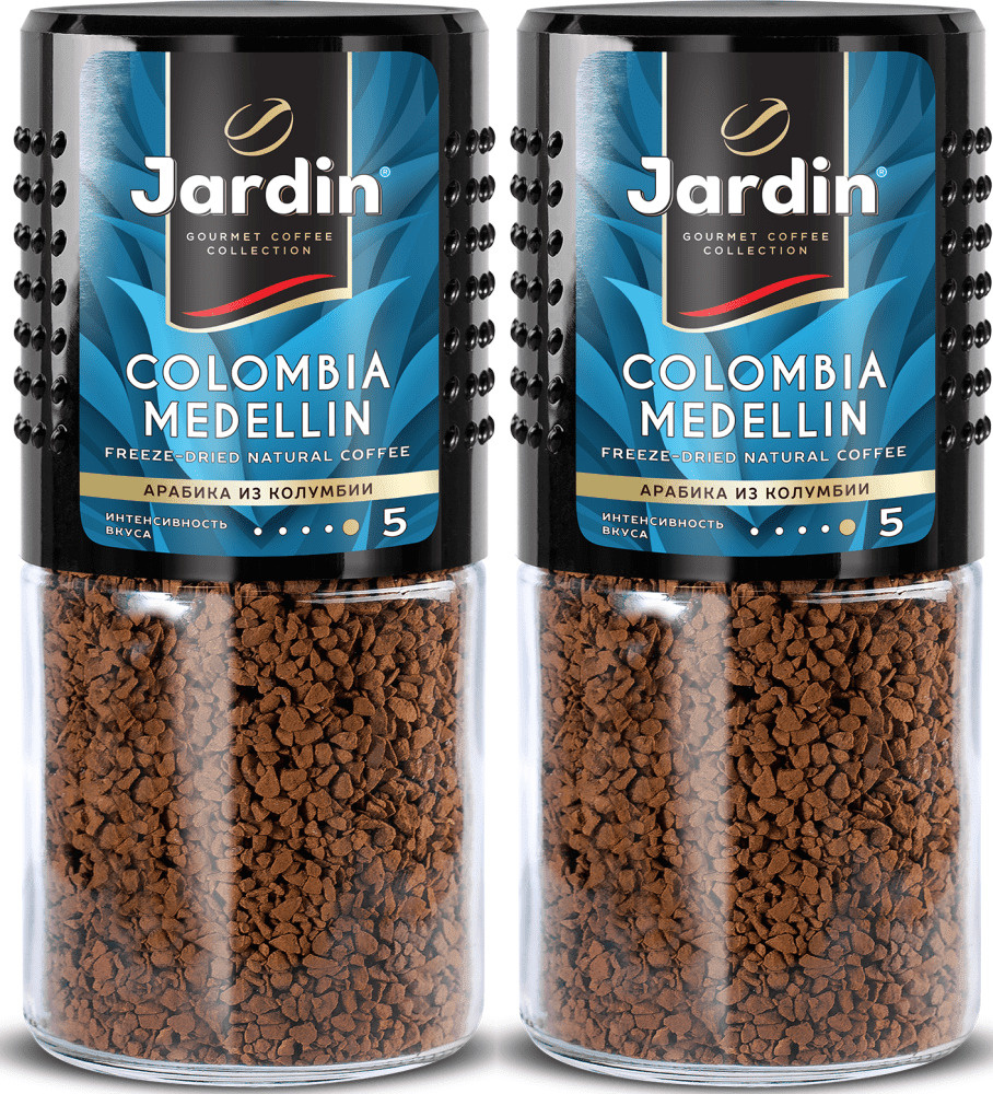 Кофе Jardin Colombia Medellin растворимый, 95 г, комплект: 2 упаковки  #1