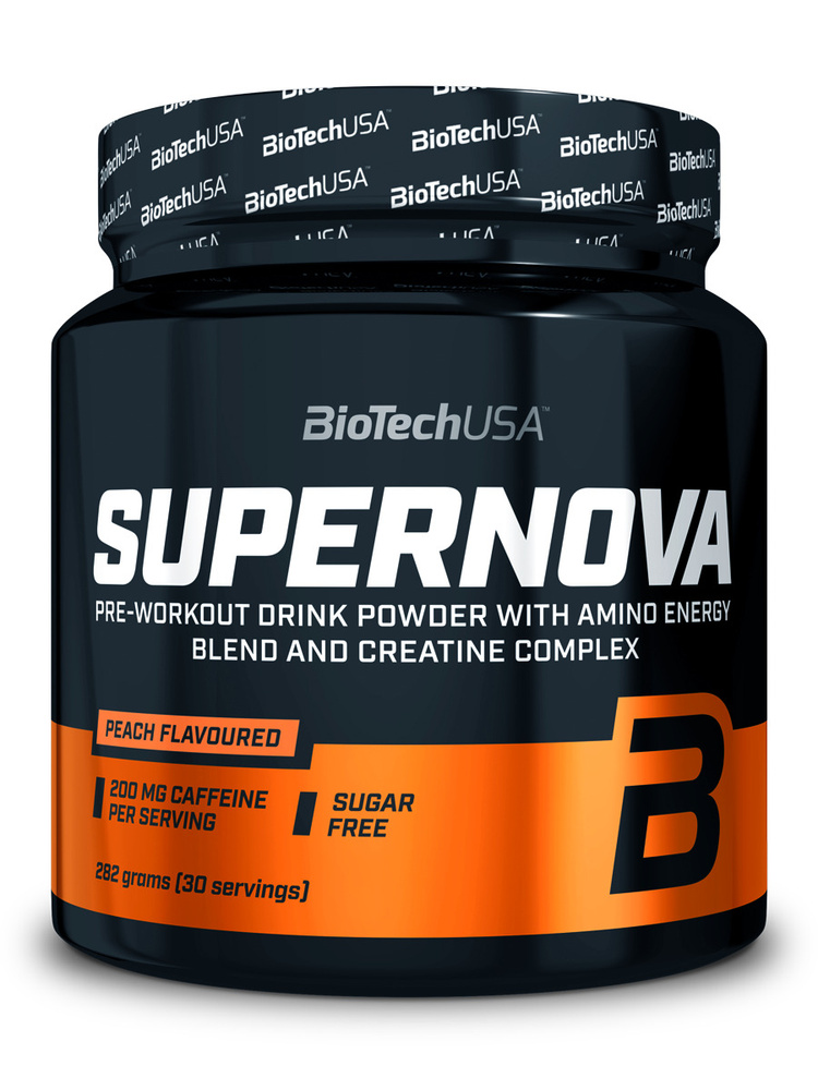 Предтренировочный комплекс BiotechUSA Super Nova 282 г. персик #1