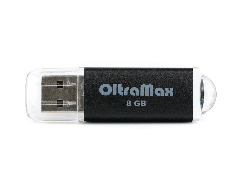 Флеш-накопитель USB 2.0 8GB OltraMax 30 чёрный / флешка USB #1