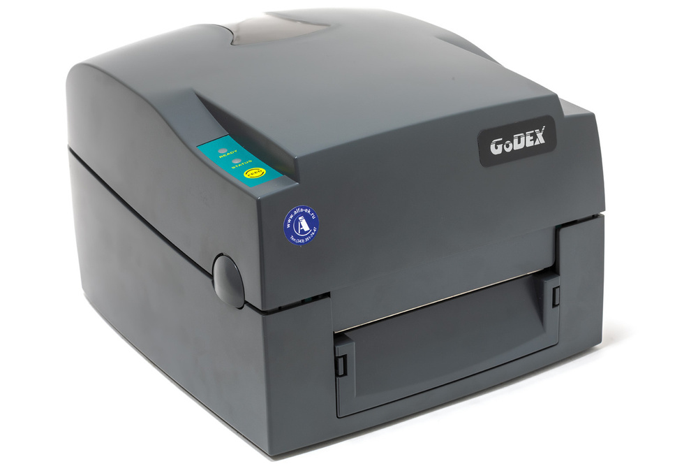 Godex Принтер для наклеек/этикеток термотрансферный G530UES + отрезчик (гильотинный), серый  #1