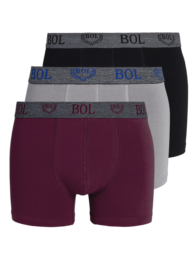 Комплект трусов боксеры BOL Men's, 3 шт #1