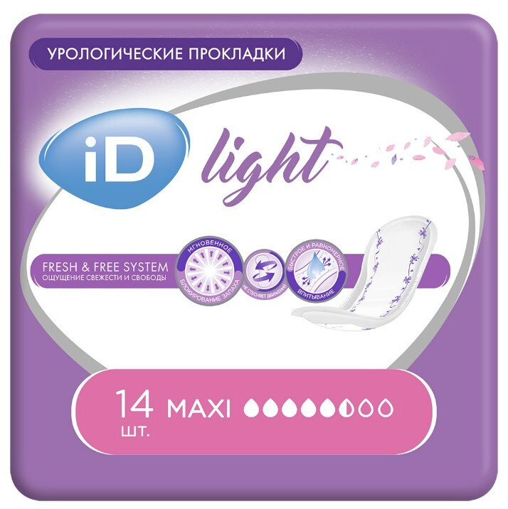 iD Урологические прокладки Light Maxi 14 шт. #1