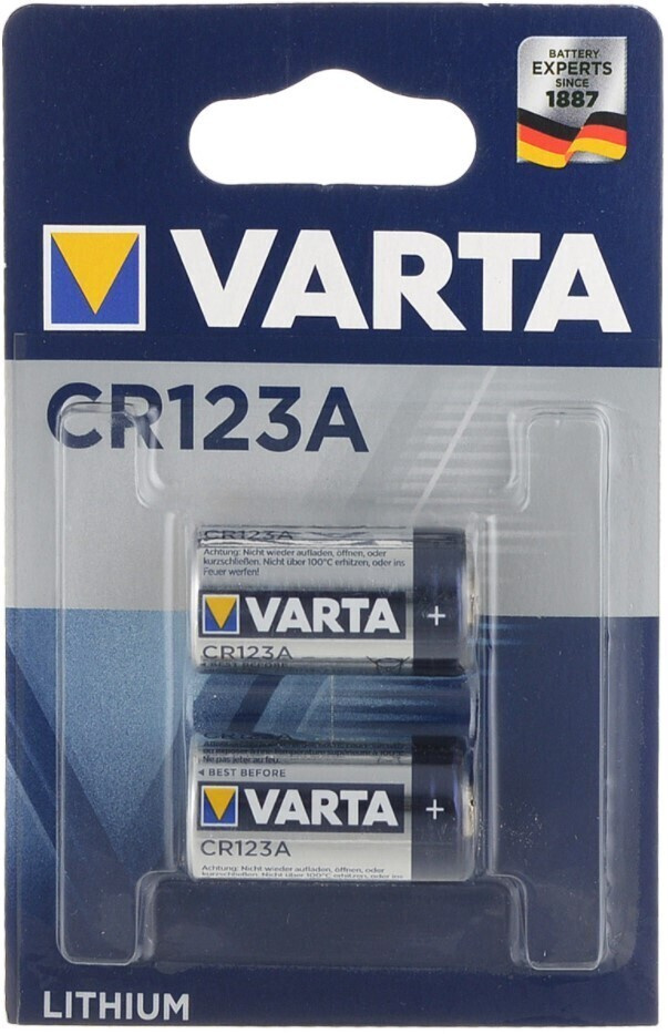 Батарейка Varta CR123A Lithium 2шт #1