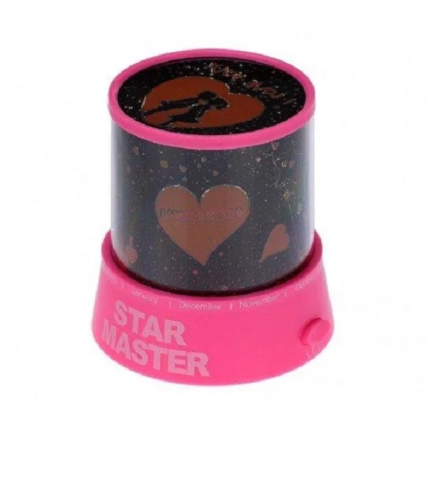 Ночник проектор I love you, малиновый, Star Master #1