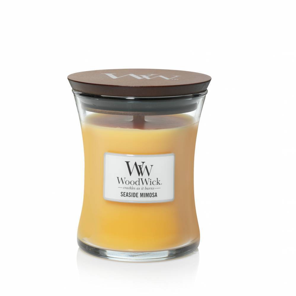 WoodWick Свеча ароматическая "Прибрежная мимоза 275гр.", 12 см х 10 см, 1 шт  #1