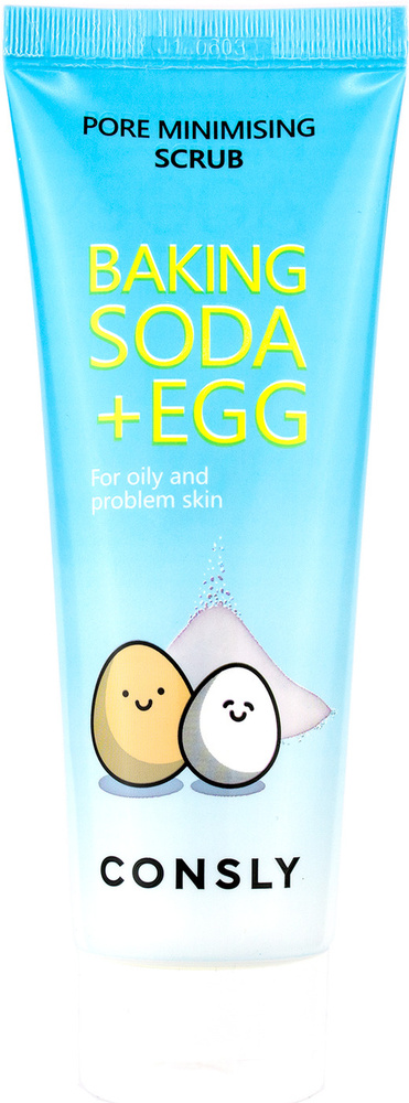 CONSLY Скраб для Лица Корейский с Содой и Яичным Белком BAKING SODA Soda SCRUB 120 мл  #1