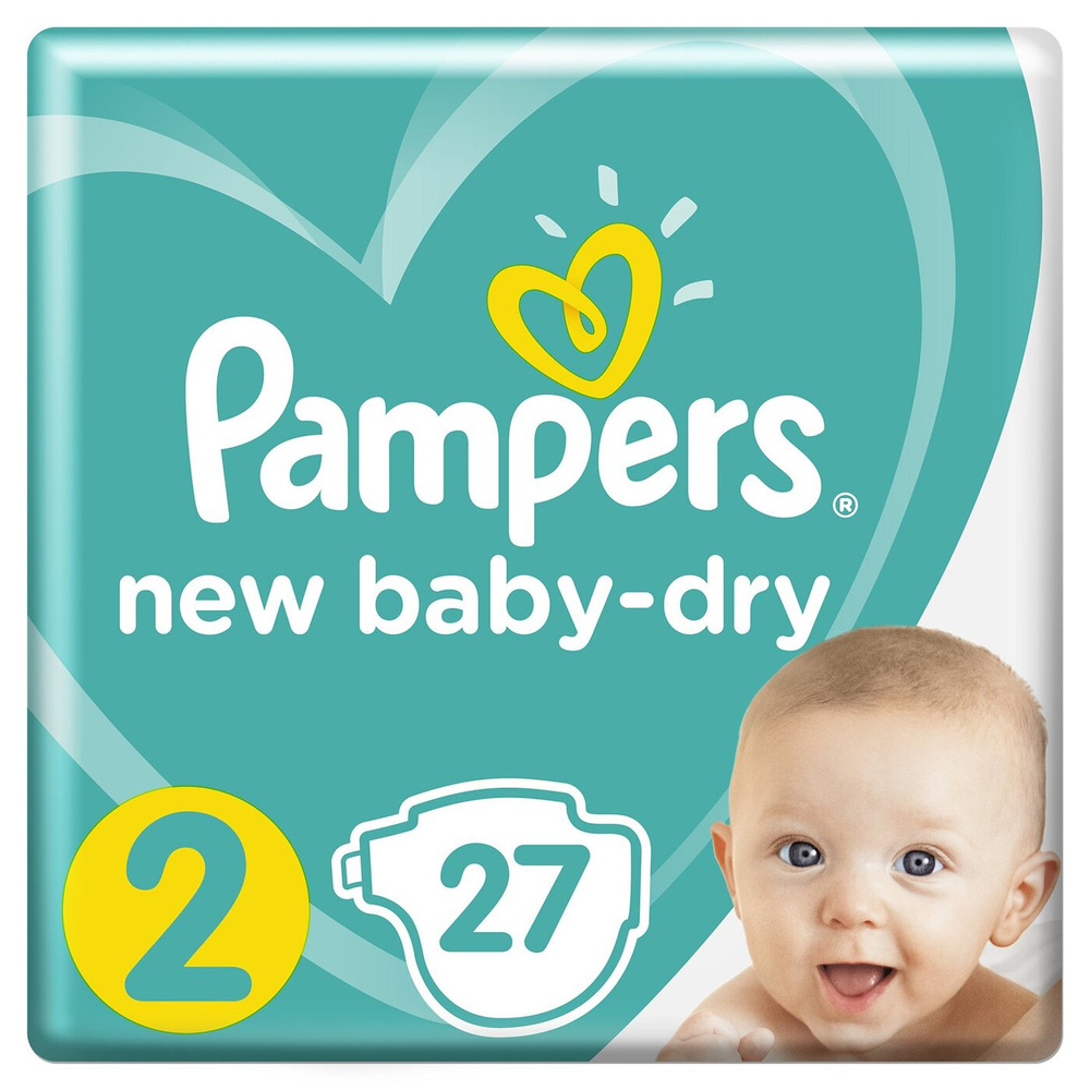 Pampers Подгузники New Baby-Dry 2 4-8кг 27шт #1