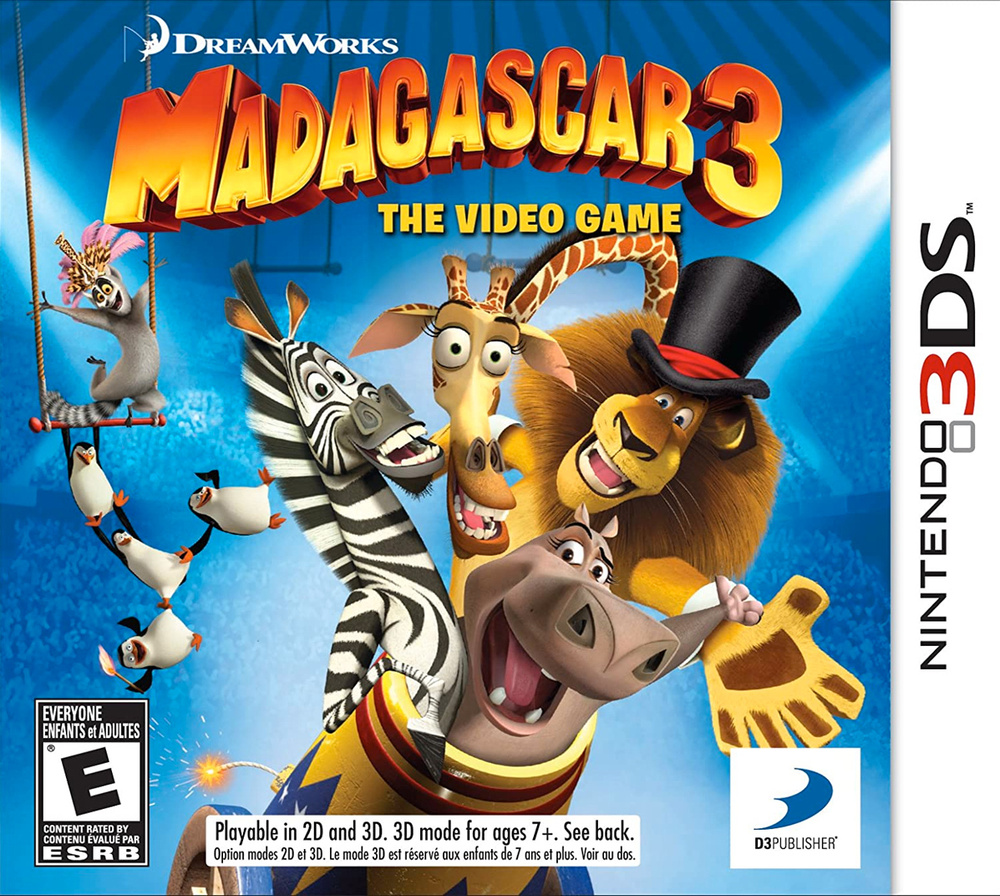 Игра Madagascar 3: Europe's Most Wanted (Nintendo 3ds Языки: Английский/Русский/Французский/Испанский/Немецкий/Итальянский/Нидерландский) #1