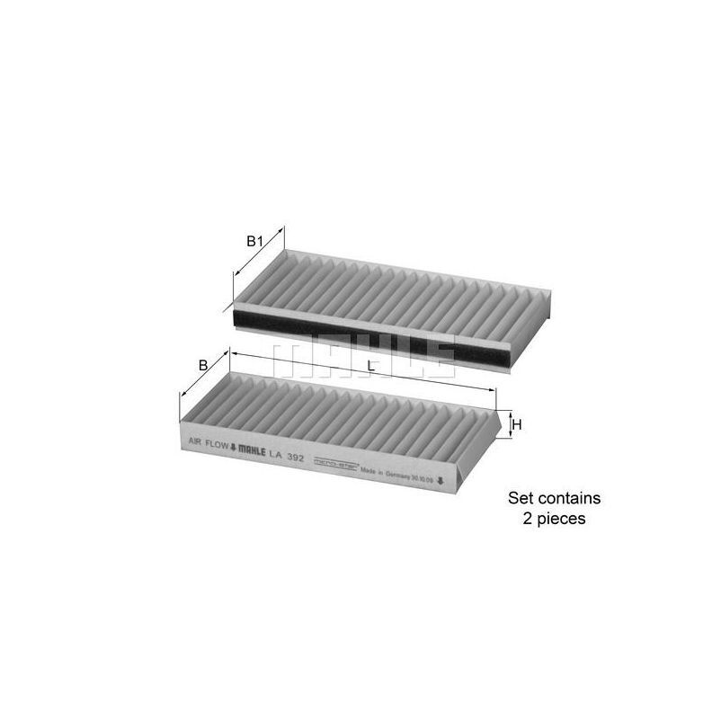 MAHLE Фильтр салонный арт. LA392S #1