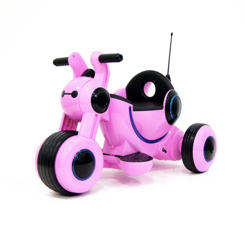 Электромотоцикл RiverToys Мoto HL300 (Розовый) #1
