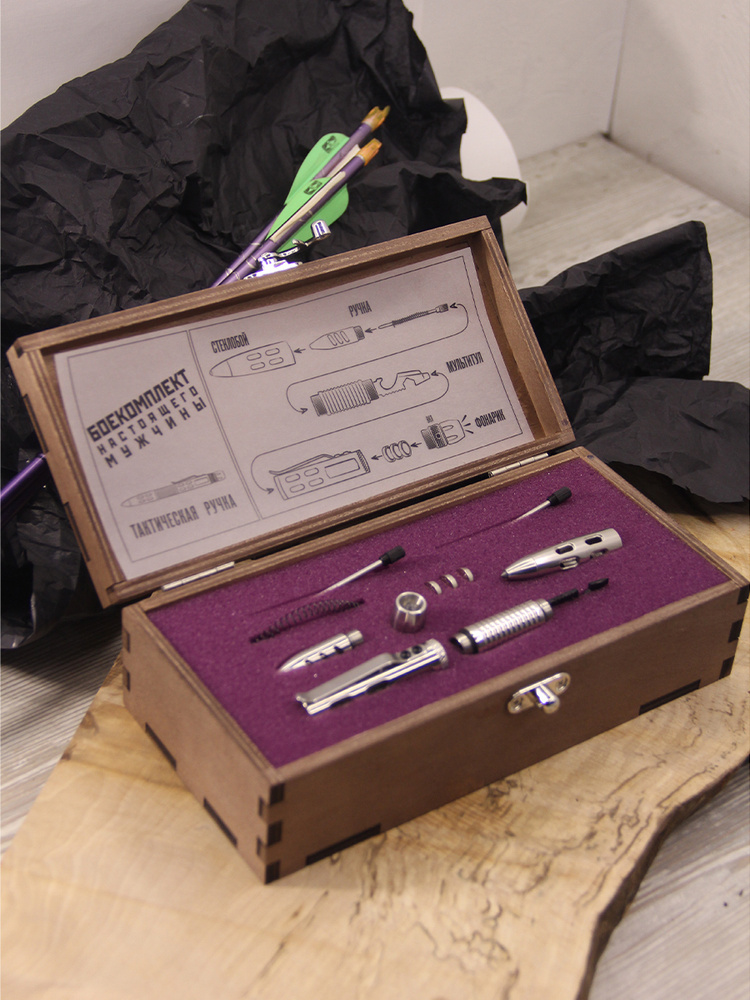 Подарочный набор для мужчин ReVarg "Боекомплект настоящего мужчины" с ручкой / ручка в подарок / подарок #1
