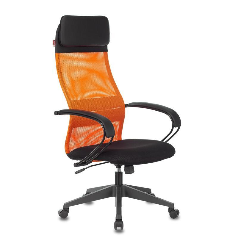 Кресло Easy Chair сетка/ткань оранжевый, пластик #1