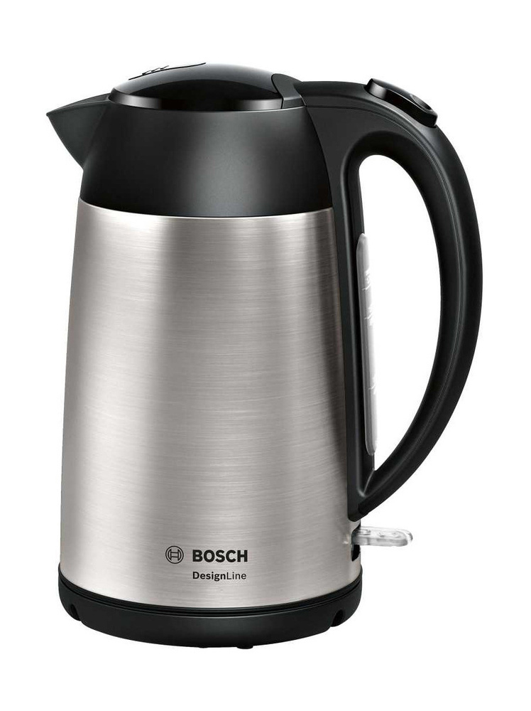 Чайник Bosch TWK3P420 1.7л. 2400Вт черный (нержавеющая сталь) #1