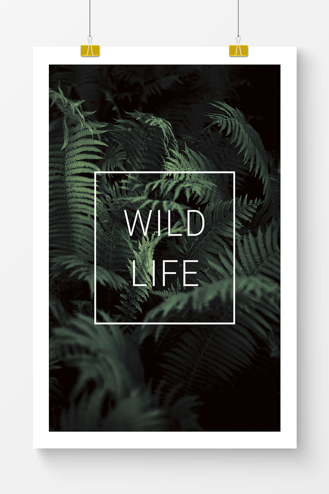 Постер на стену для интерьера Postermarkt Wild life, 70х100 см #1