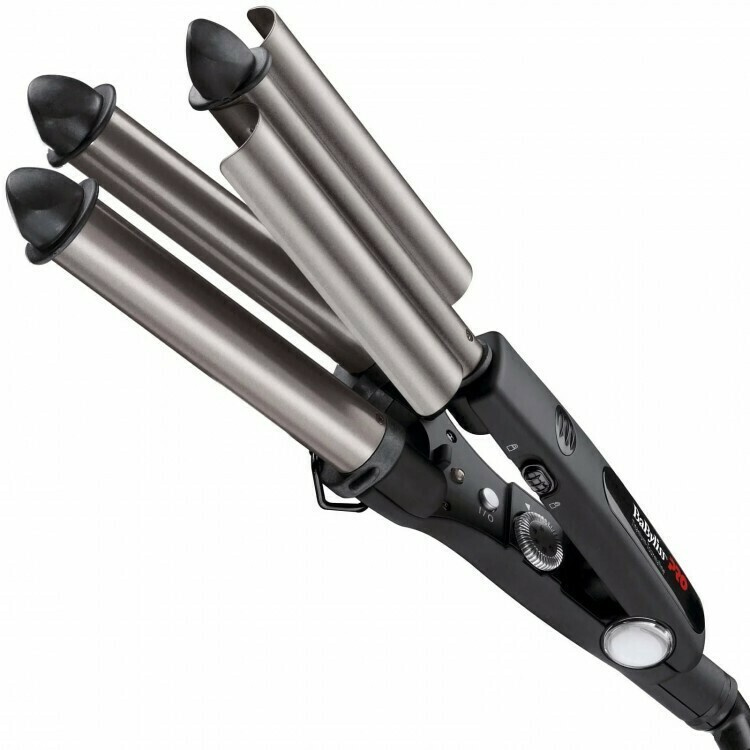 BaByliss PRO Плойка тройная BaByliss PRO Triple Barrel Waver BAB2269TTE, 22мм/19мм/22мм  #1