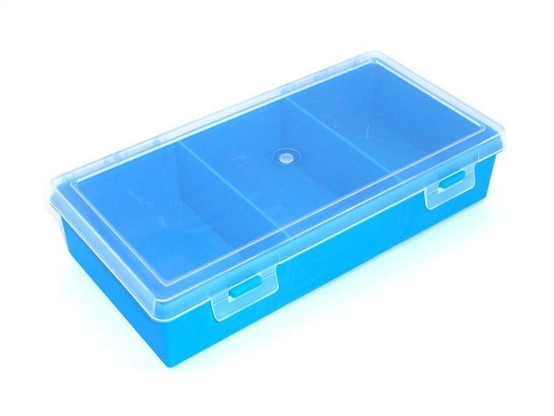 Коробка для приманок PlBOX 2403 (3 ячейки) 240 х 130 х 50 мм, цв. Синий  #1