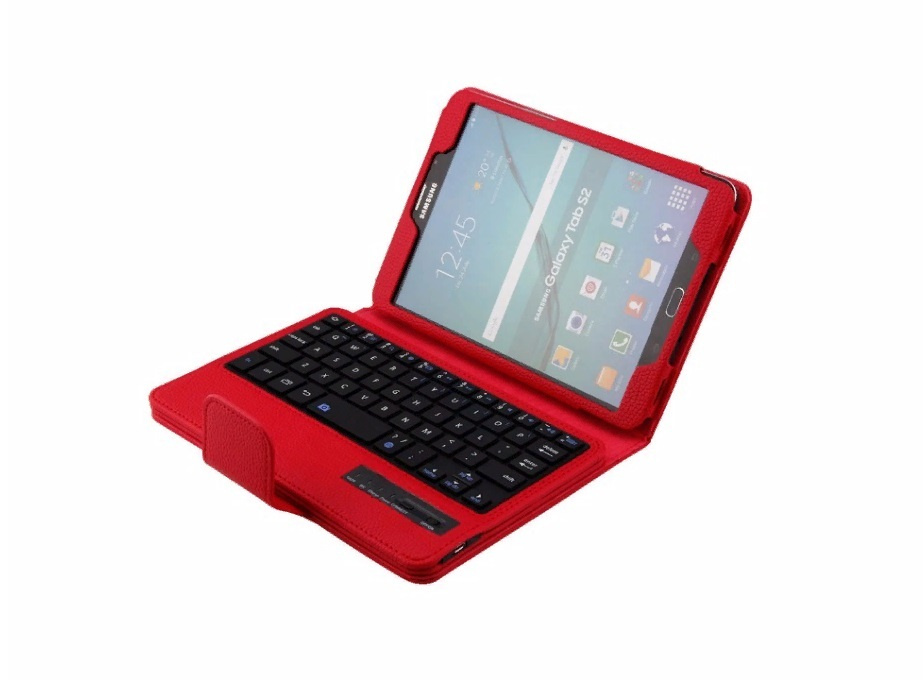 Клавиатура MyPads для Samsung Galaxy Tab S2 8.0 / T715 съемная беспроводная Bluetooth в комплекте c кожаным #1