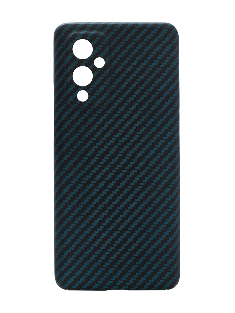Кевларовый чехол DiXiS Carbon Case для One Plus 9 (BLOP9-CM) матовый синий  #1