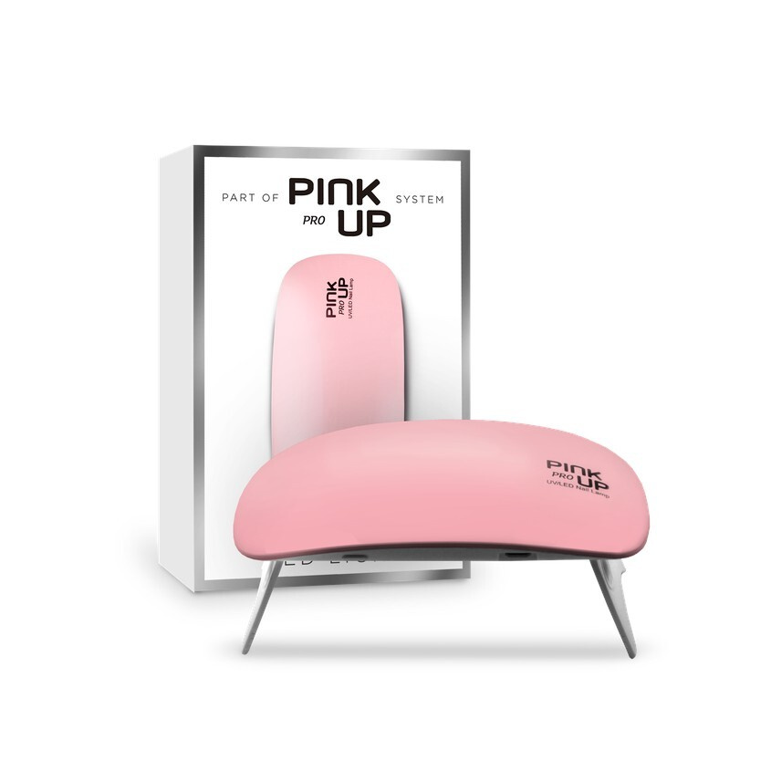 Лампа для полимеризации гель-лака PINK UP PRO UV/LED mini pink #1