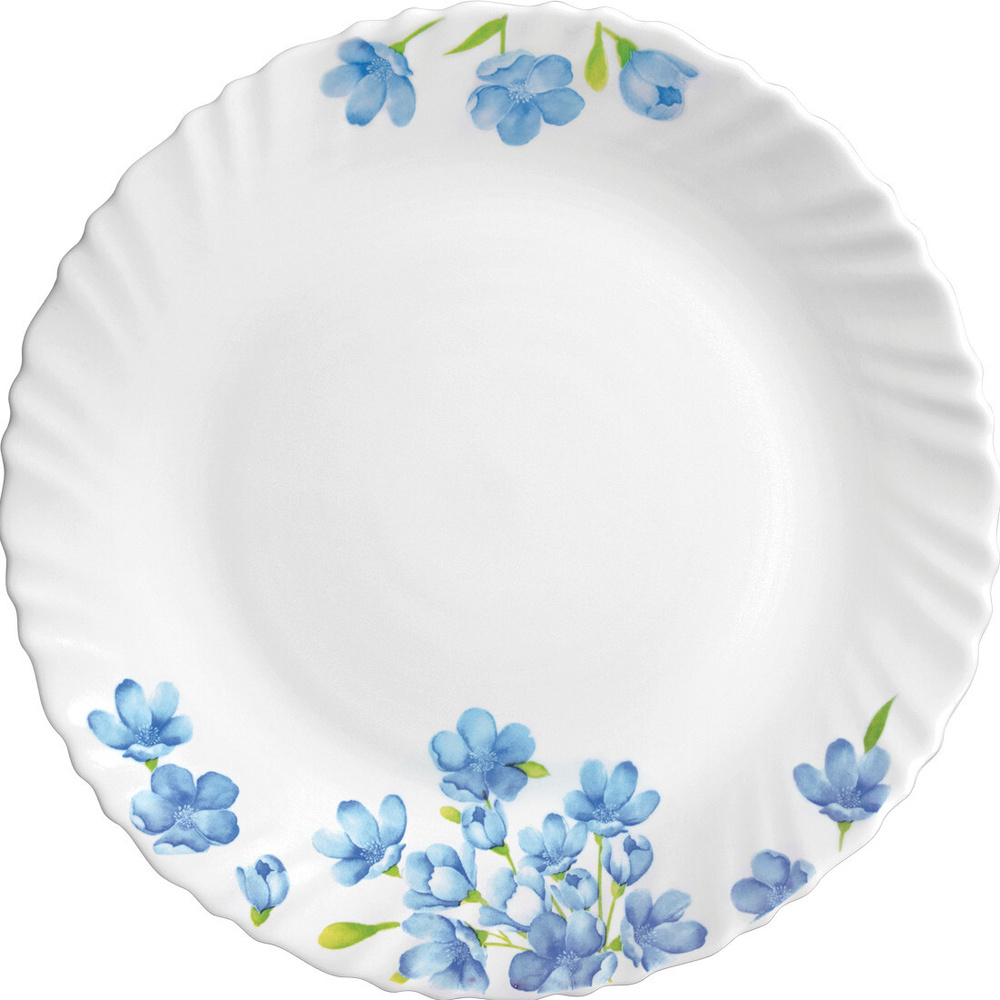 Набор обеденных тарелок, La Opala, Classique, Aster Blue, 270 мм, 6 персон  #1
