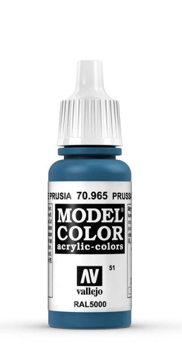 Краска Vallejo серии Model Color - Prussian Blue 17мл. #1