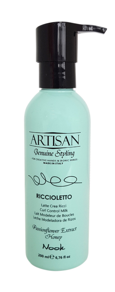 Крем для укладки вьющихся волос - степень фиксации 2 Nook Artisan Riccioletto Curl Control Milk  #1