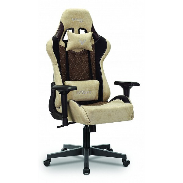 ZOMBIE Игровое компьютерное кресло, Ткань, Экокожа, бежевая,коричневая,светлая  #1