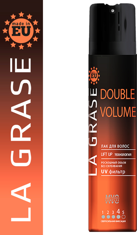 Лак для волос La Grase Double Volume Супер Объем Lift Up 250мл #1